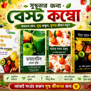 📚 ব্রেকফাস্ট লাঞ্চ ডিনার+ 📚 ডায়াবেটিস থেকে মুক্তি+ 📚 খাবার যখন ঔষধ+ বাঁচা মানে কাঁচা